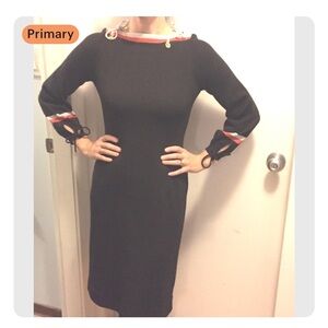 Big sale The Knit group vintage navy knit dress